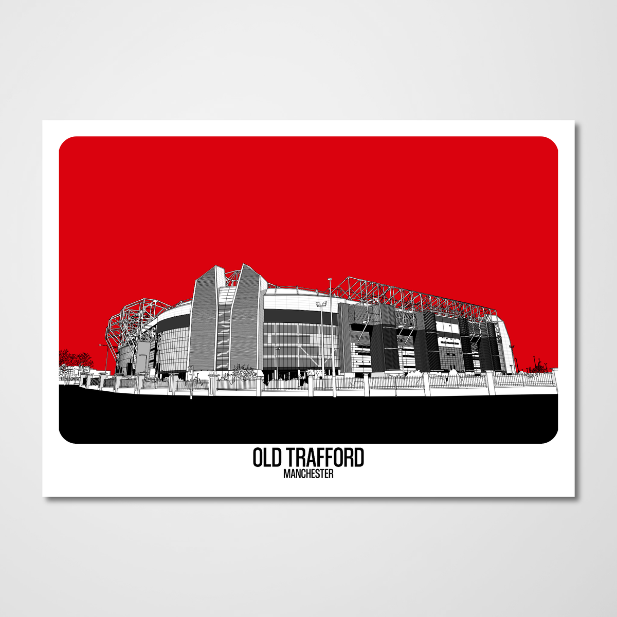 Manchester United, Old Trafford poster (end of line)