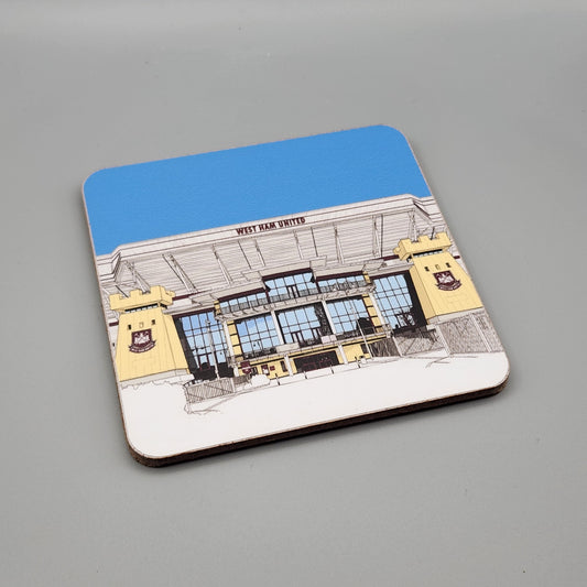 West Ham Utd coaster of Boleyn Ground, Upton Park