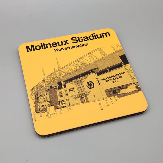 Wolverhampton Wanderers F.C coaster of Molineux Stadium