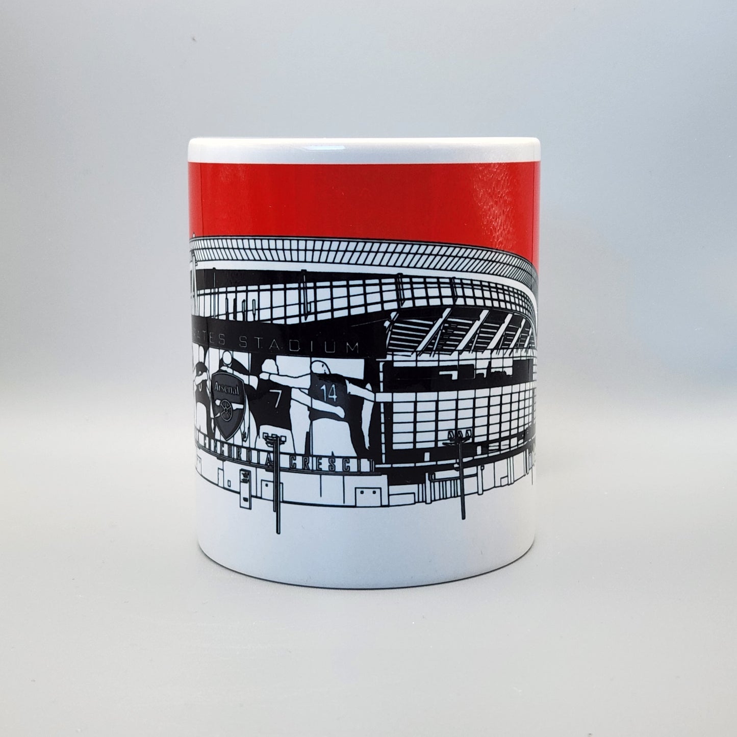 Arsenal FC Emirates Stadium Illustrated Mug