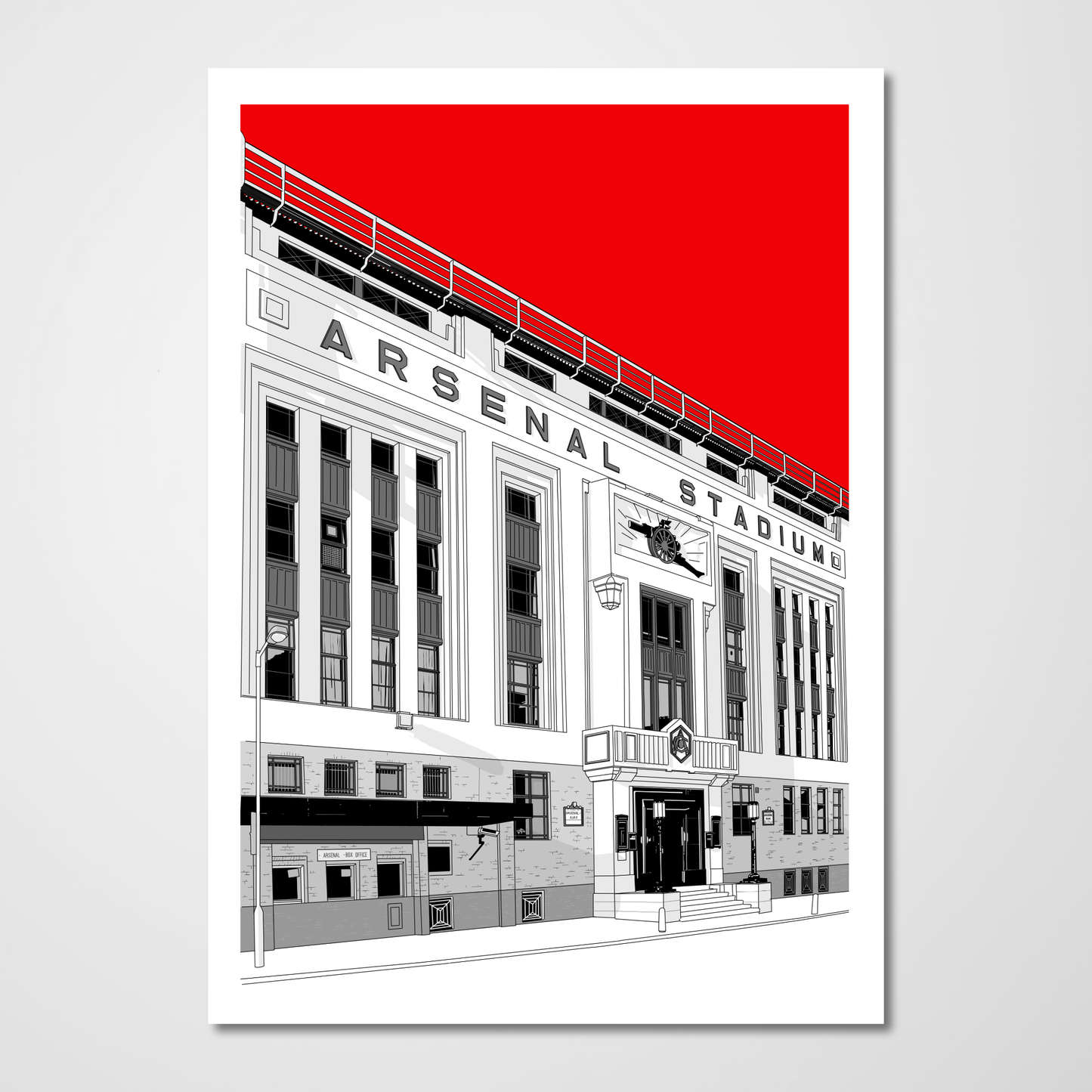 Arsenal FC Art Print of Highbury