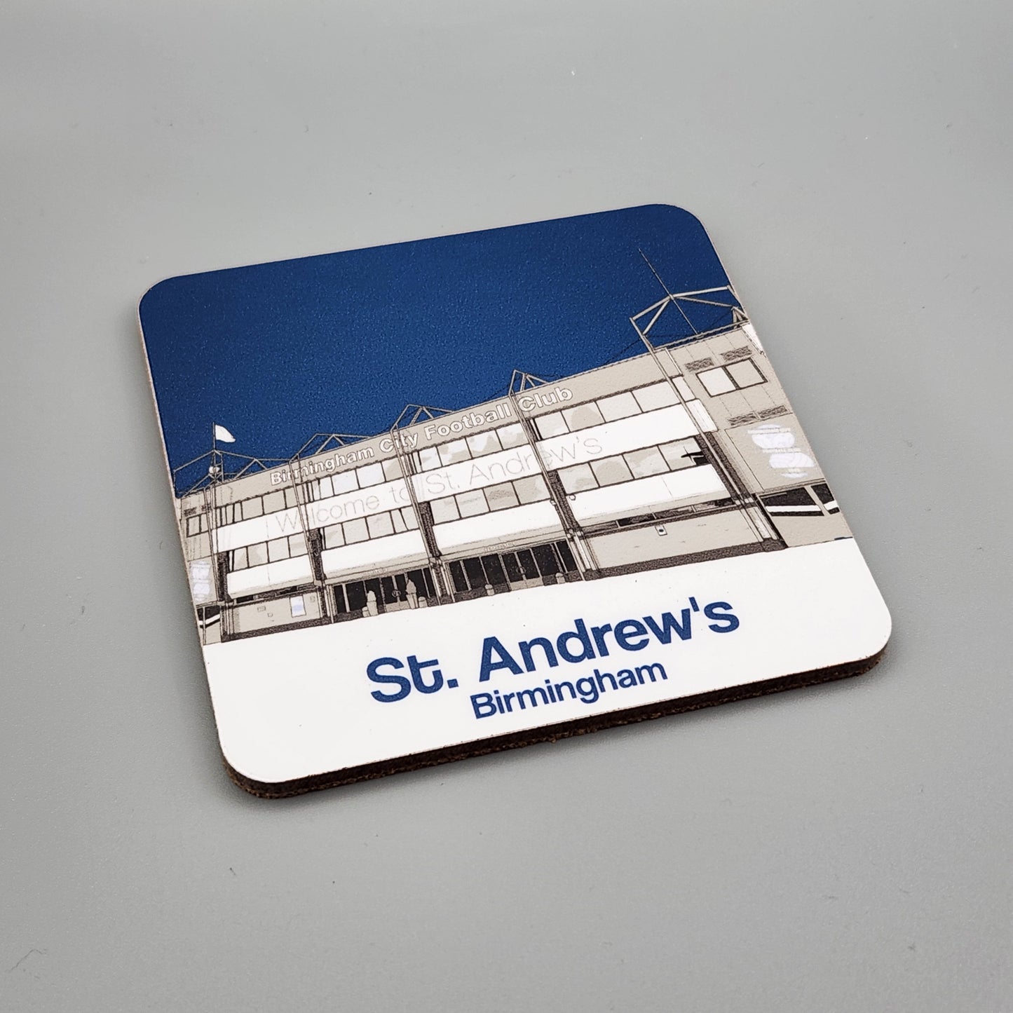 Birmingham City FC coaster of St. Andrew's Stadium