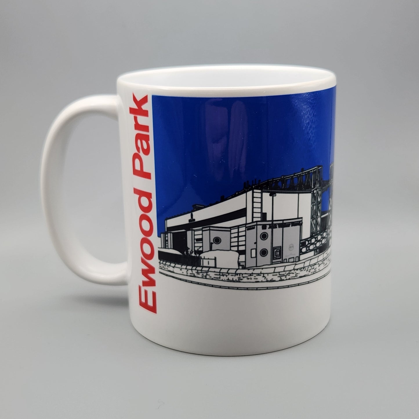 Blackburn Rovers FC Ewood Park Illustrated Mug