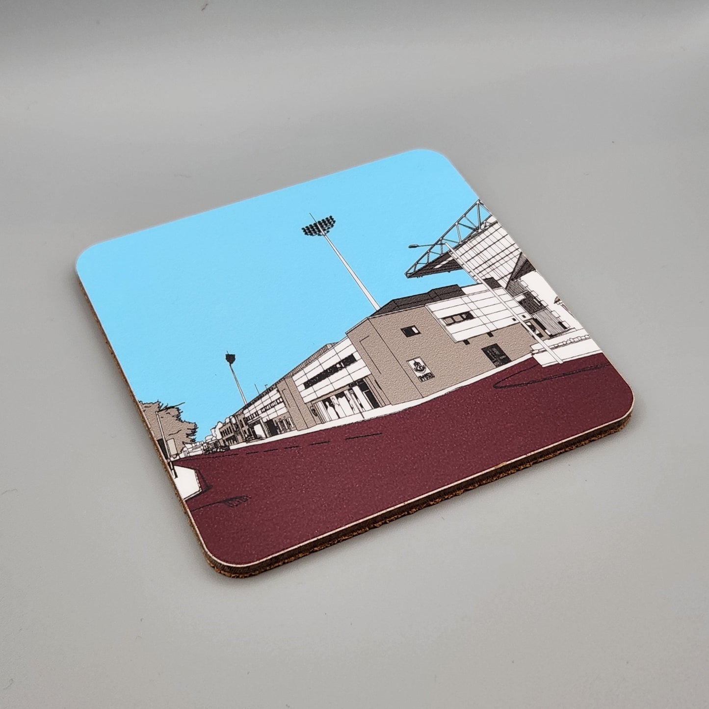 Burnley FC coaster of Turf Moor
