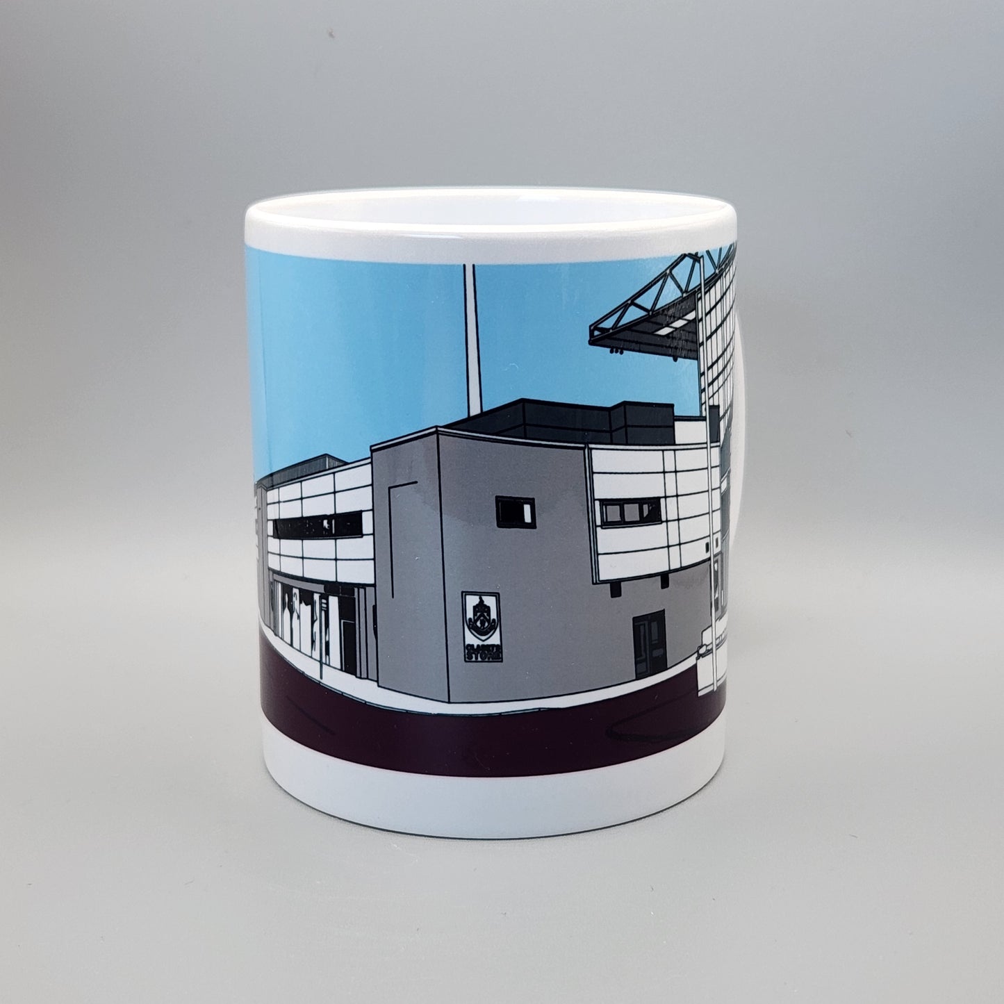 Burnley FC Turf Moor Illustrated Mug