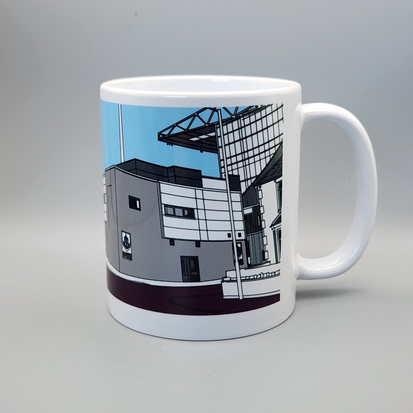 Burnley FC Turf Moor Illustrated Mug
