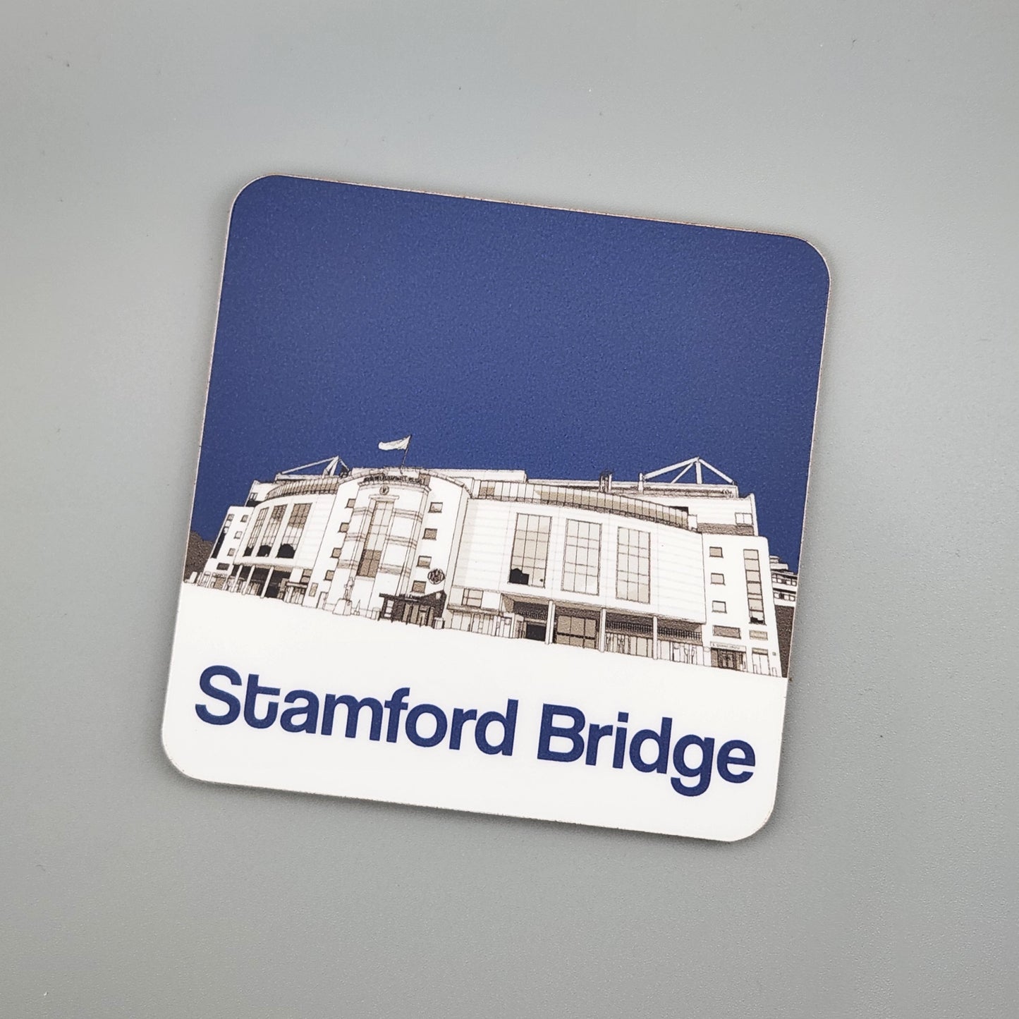 Chelsea FC Drinks coaster of Stamford Bridge