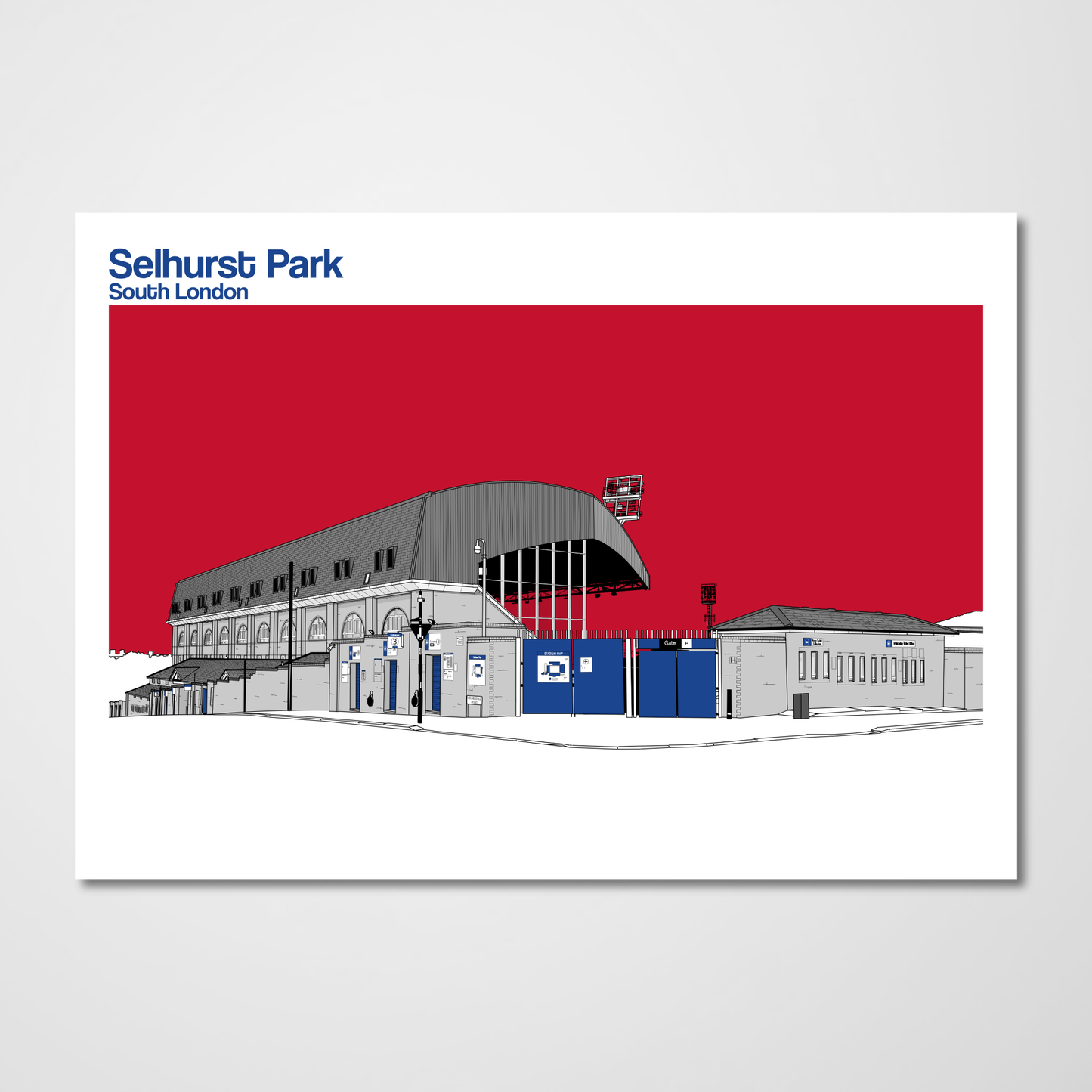 Crystal Palace FC Selhurst Park Art Print