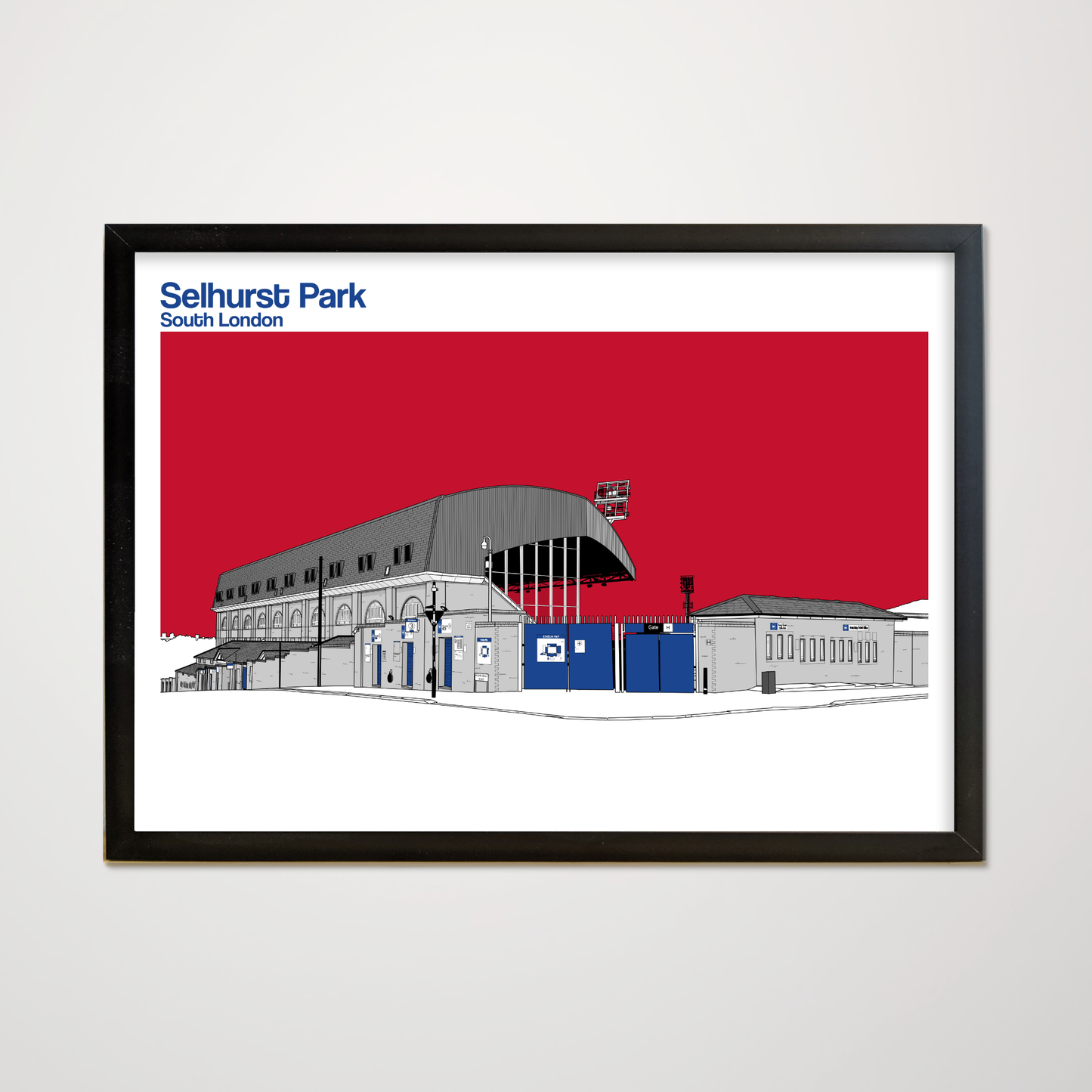Crystal Palace FC Selhurst Park Art Print