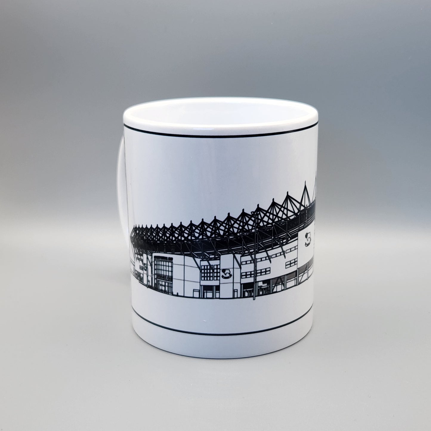 Derby County Pride Park Illustrated Mug
