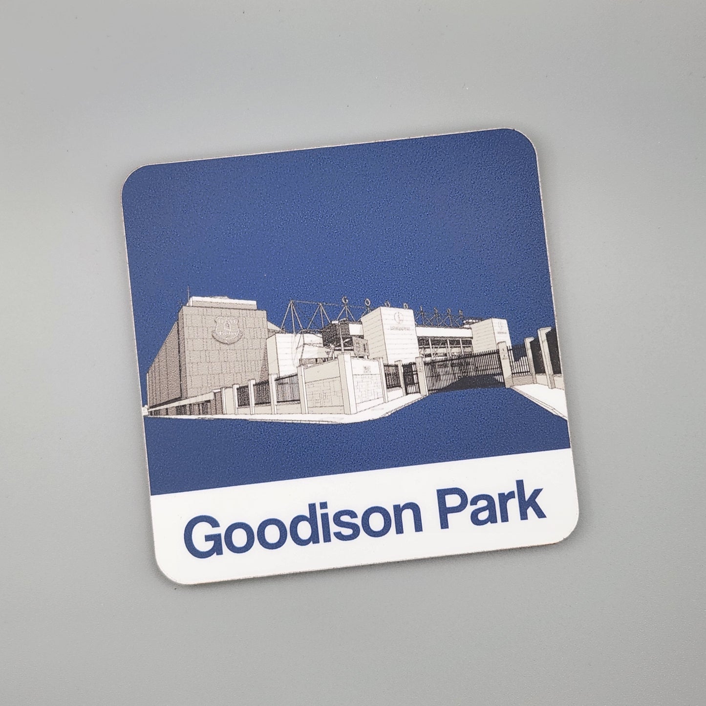 Everton FC coaster of Goodison Park