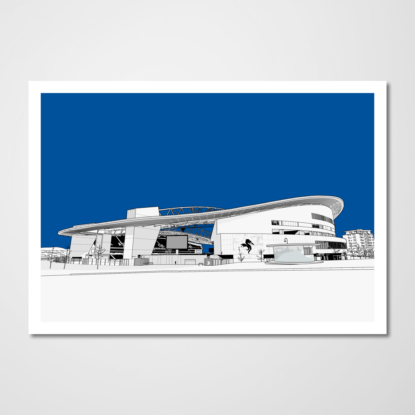 FC Porto Art Print of Estádio do Dragão