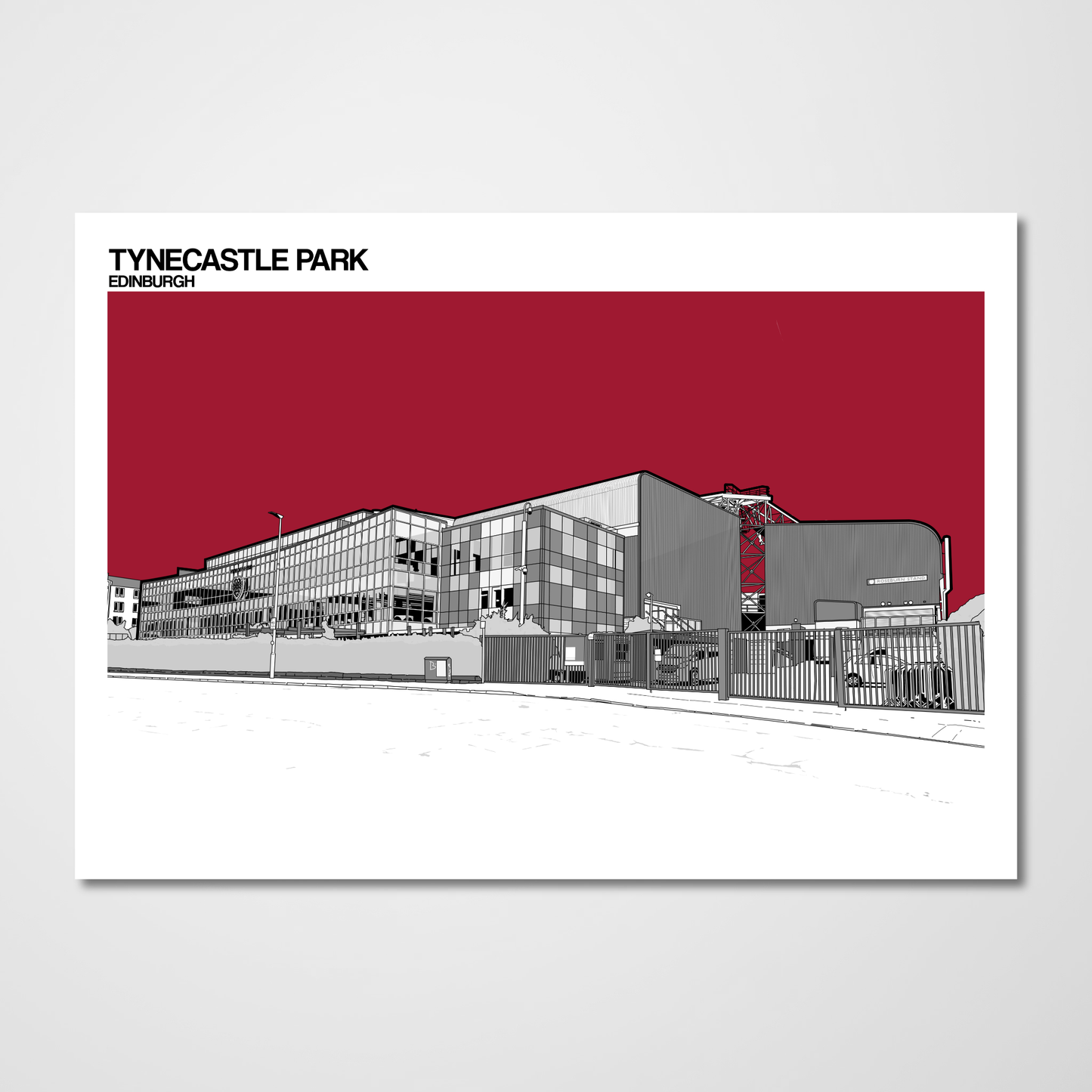 Heart of Midlothian F.C. posters of Tynecastle Park