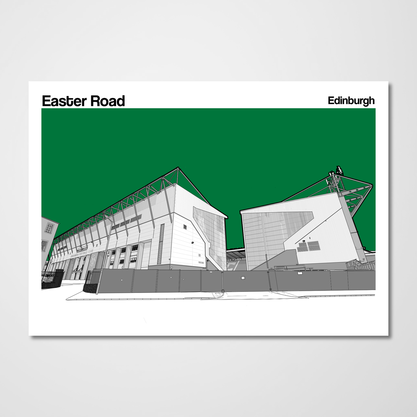 Hibernian Football Club Posters of Easter Road
