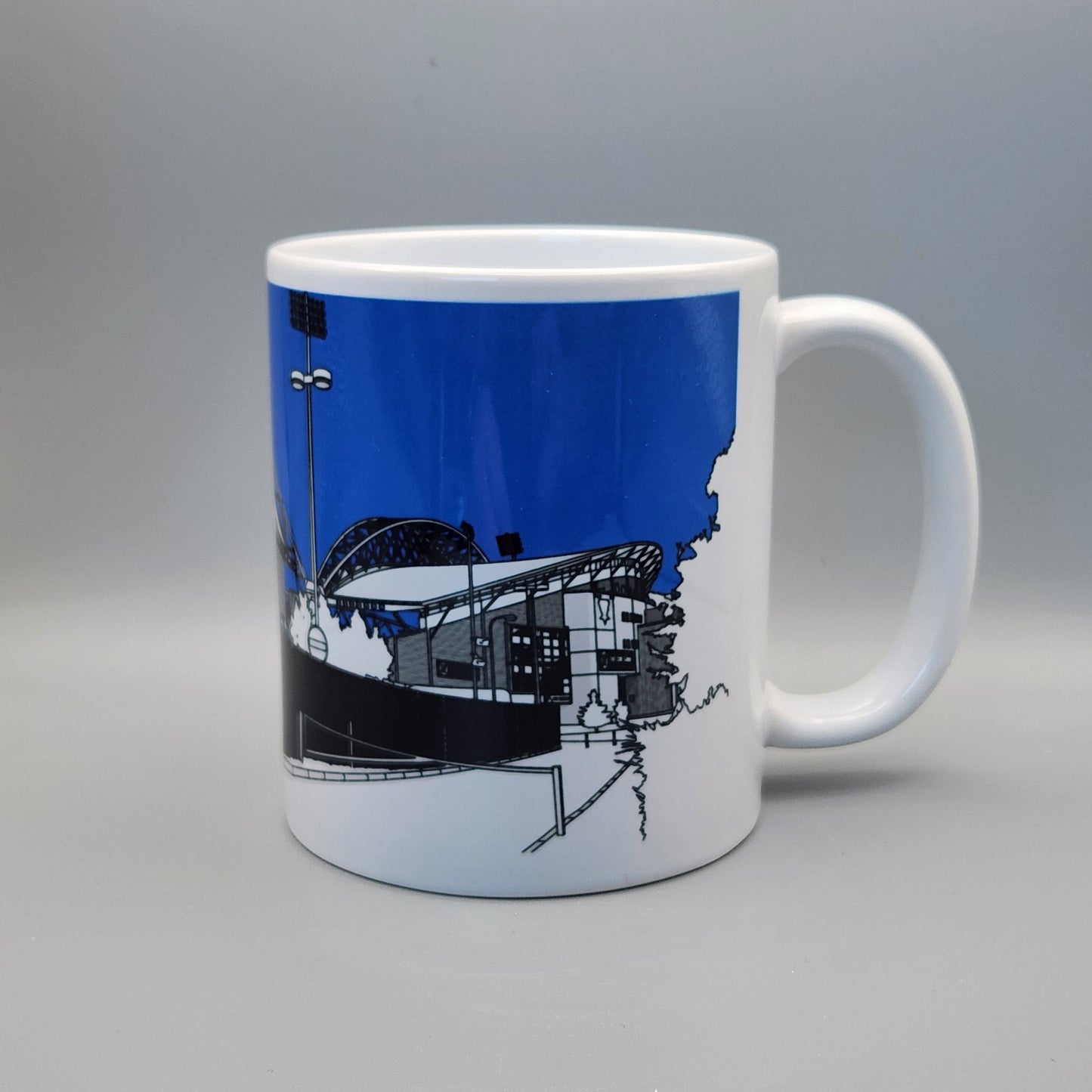 Huddersfield Town, Kirklees Stadium AKA John Smith's Stadium Illustrated Mug