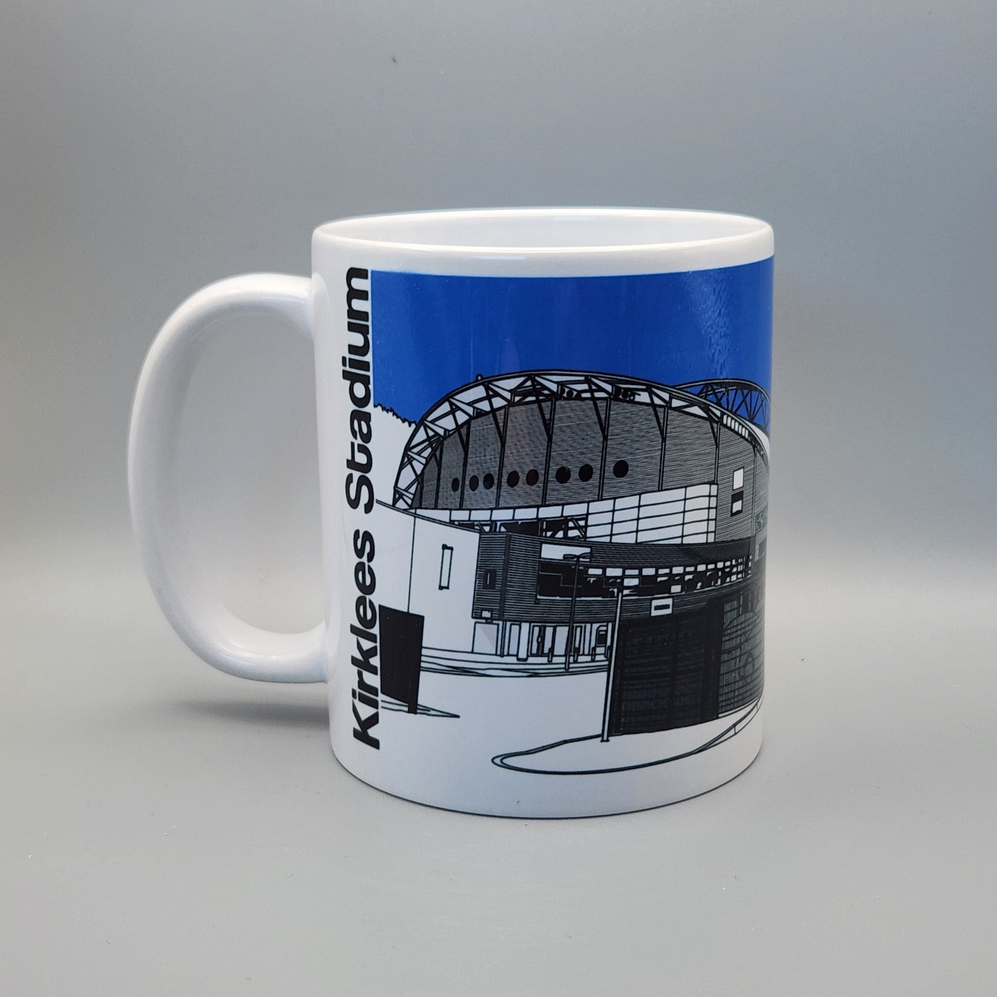 Huddersfield Town, Kirklees Stadium AKA John Smith's Stadium Illustrated Mug