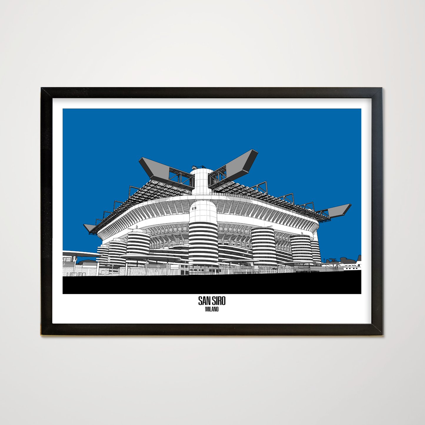Inter Milan, FC Internazionale Milano San Siro Stadium Art print