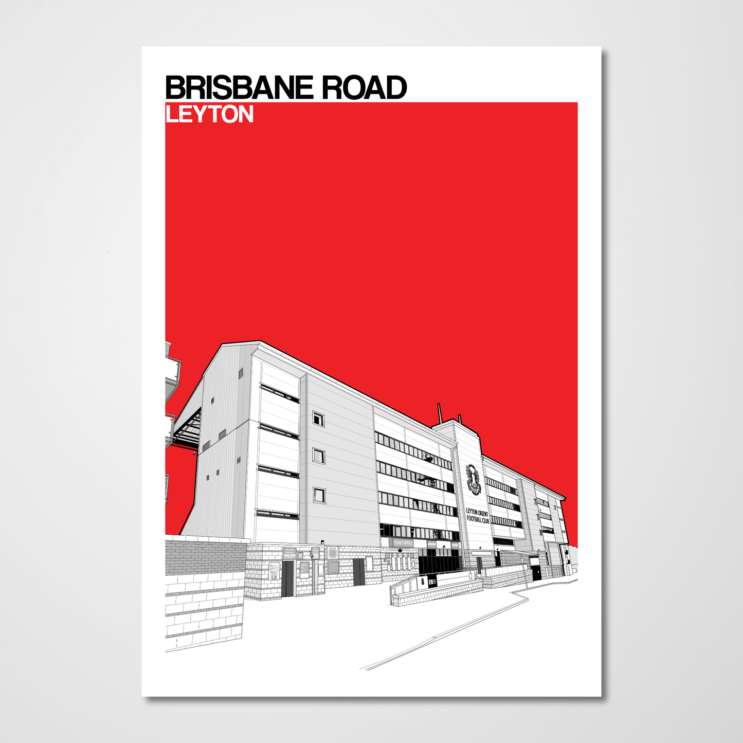 Leyton Orient F.C. Brisbane Road Stadium posters