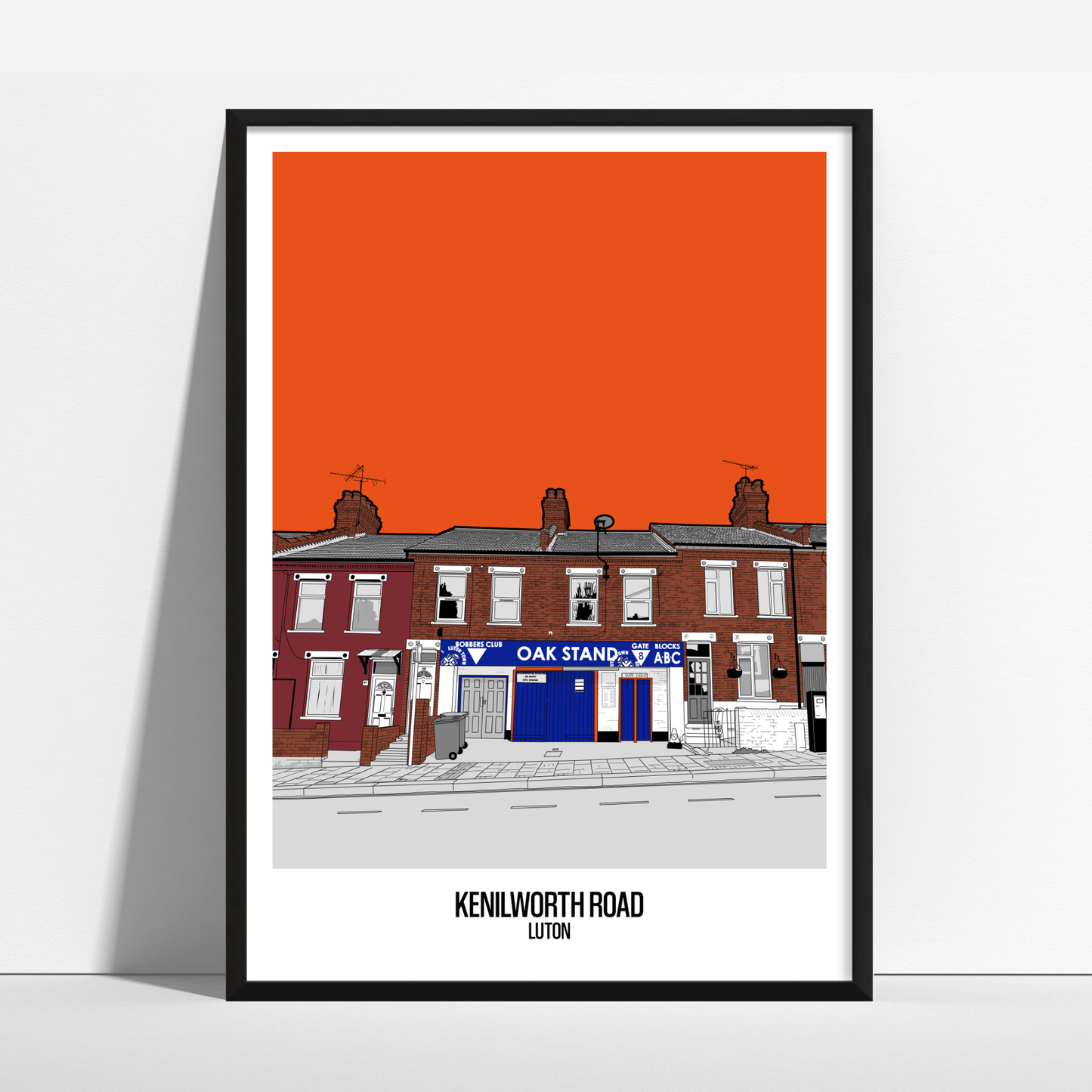 Luton Town FC Art Print of Kenilworth Road