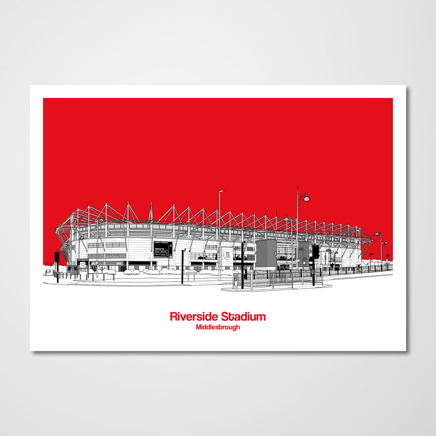 Middlesbrough FC Riverside Stadium Art Print
