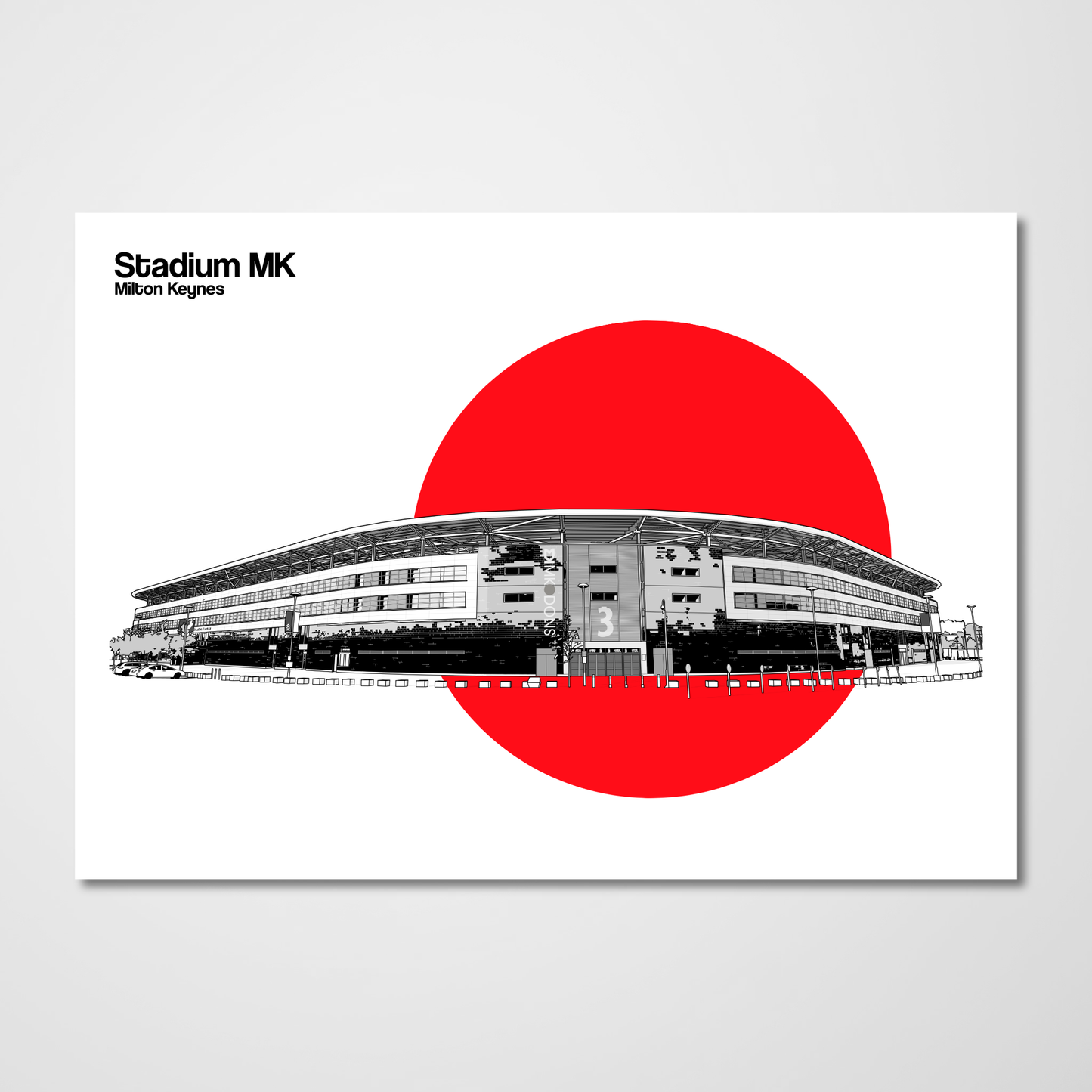 MK Dons FC, Stadium MK Art Print