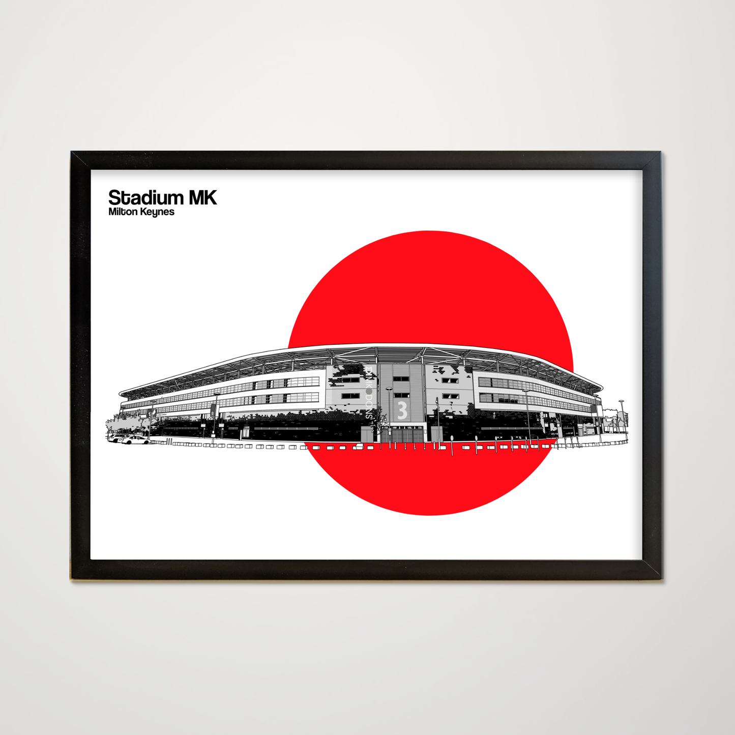 MK Dons FC, Stadium MK Art Print