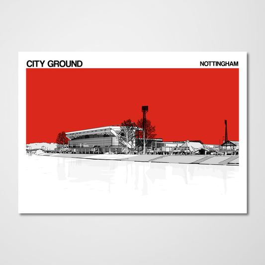 Nottingham Forest FC City Ground Art Print