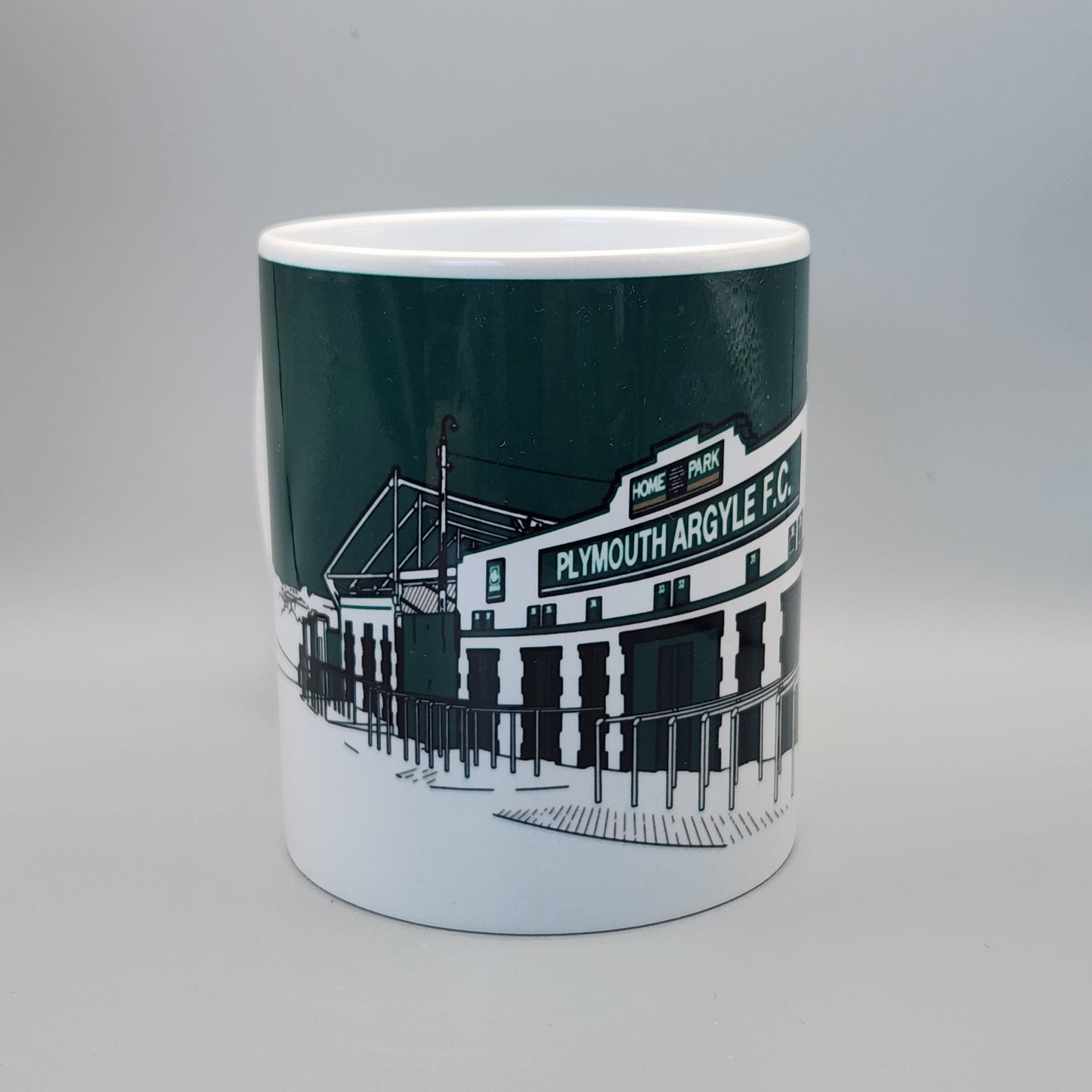 Plymouth Argyle Home Park Illustrated Mug