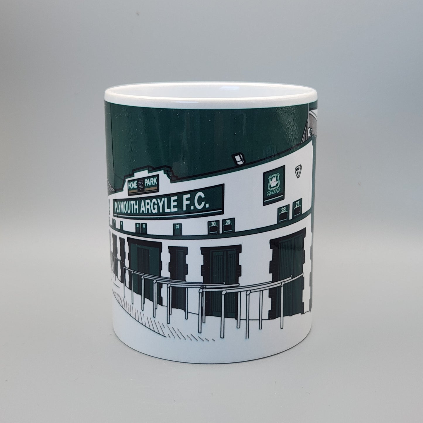 Plymouth Argyle Home Park Illustrated Mug