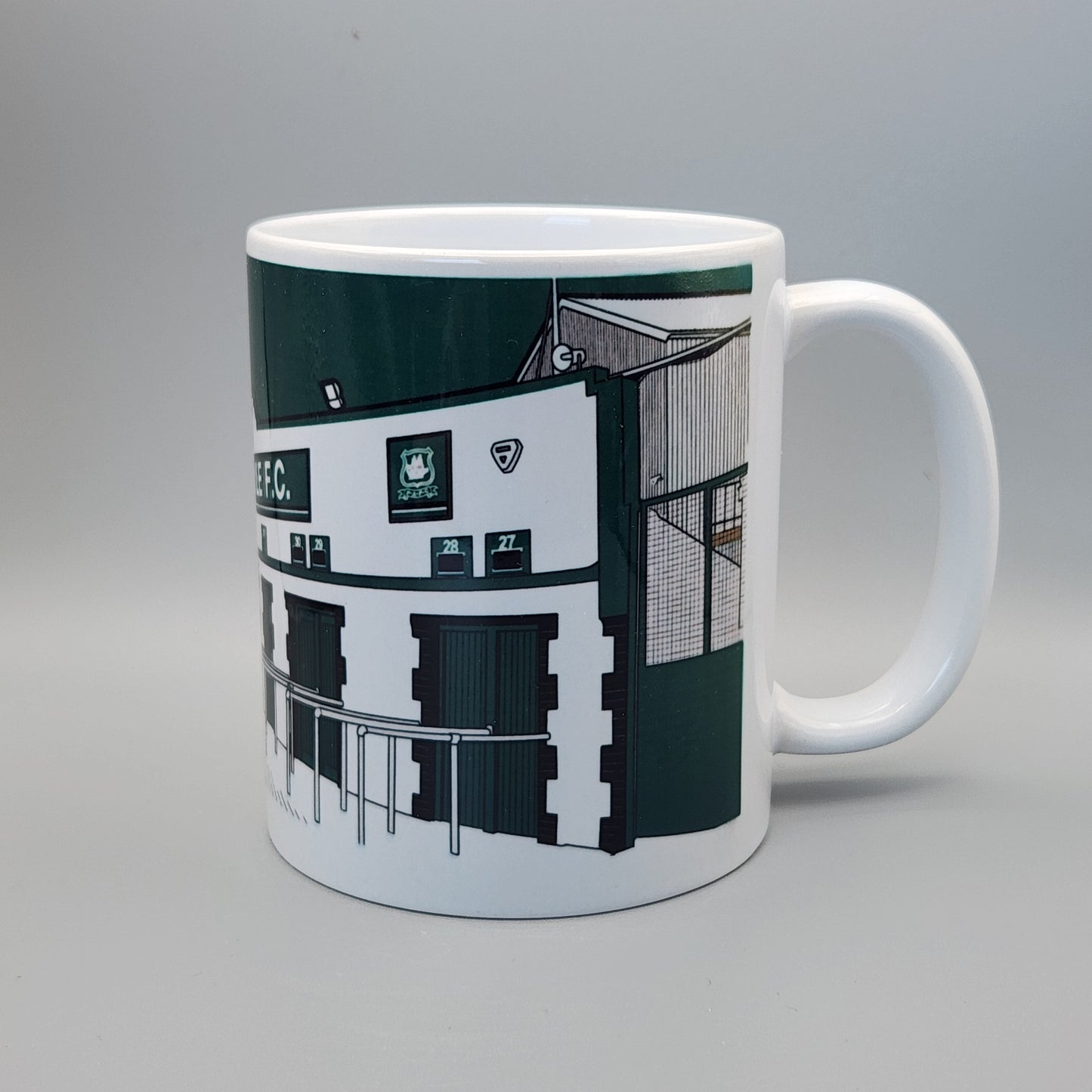Plymouth Argyle Home Park Illustrated Mug