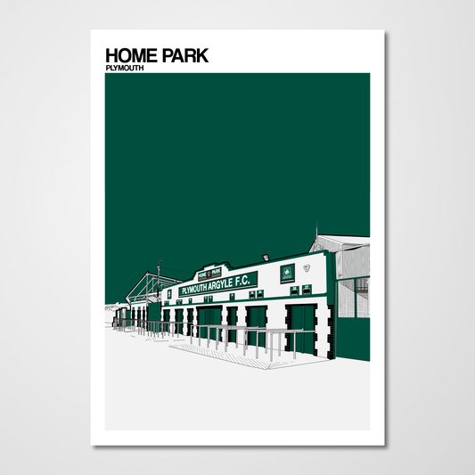 Plymouth Argyle Football Club Home Park Posters