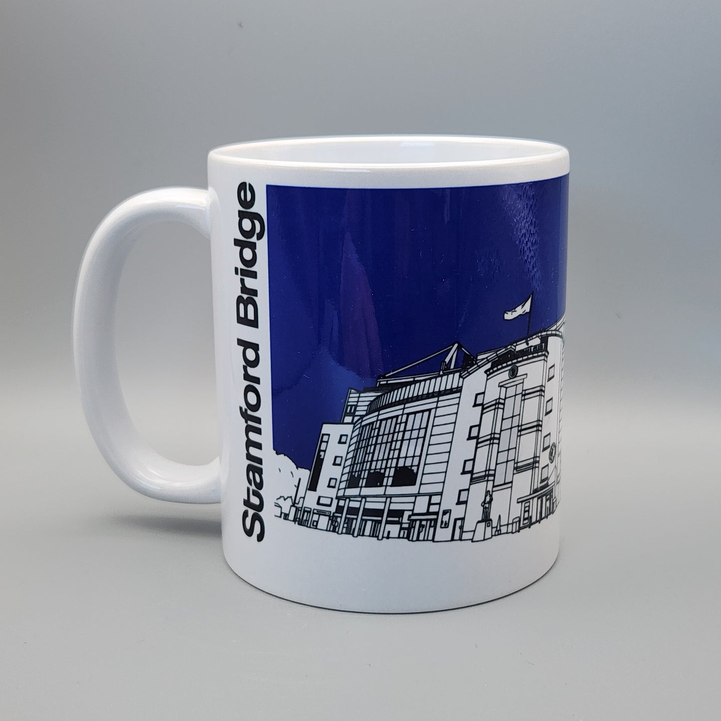 Chelsea FC Stamford Bridge Illustrated Mug