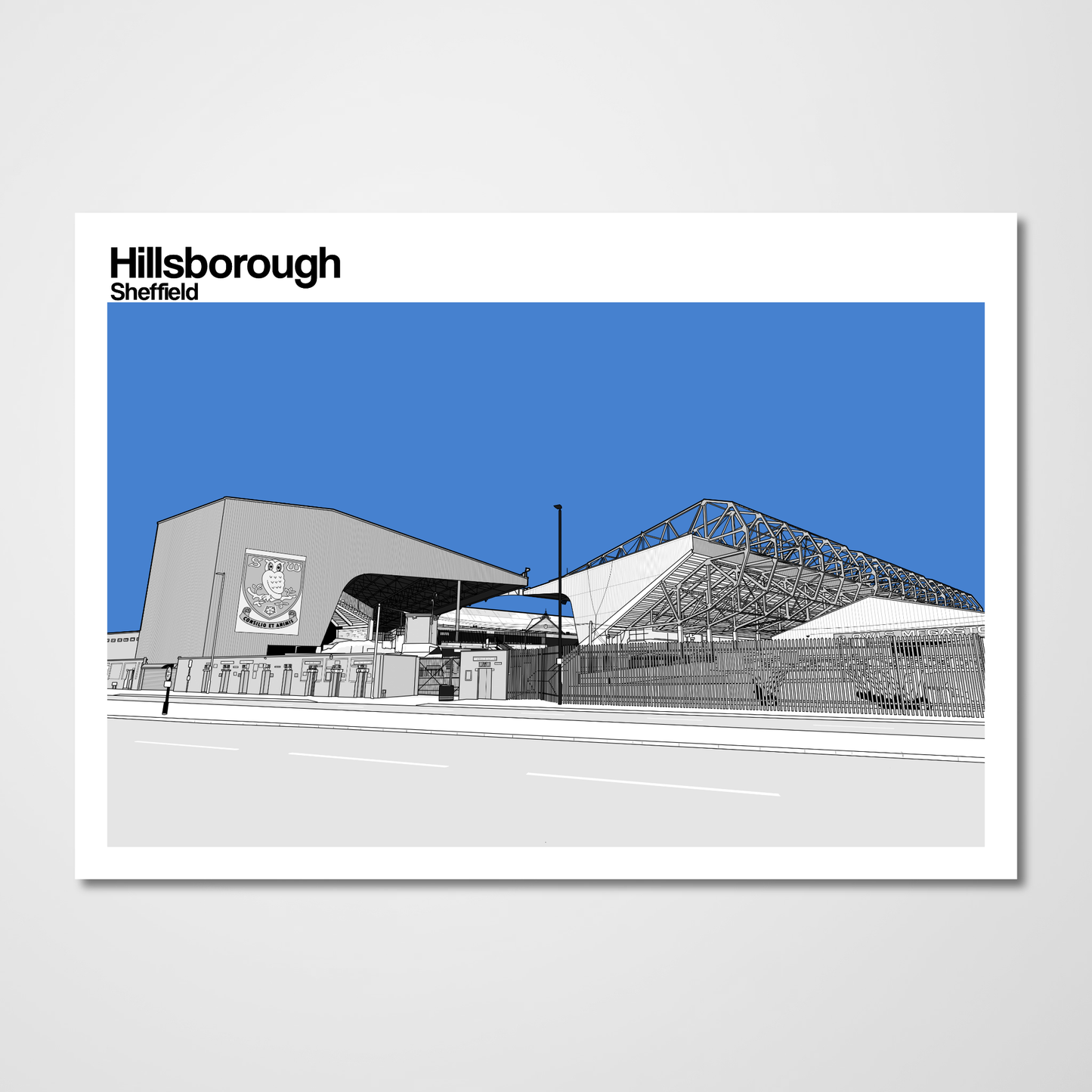 Sheffield Wednesday FC Posters of Hillsborough Stadium
