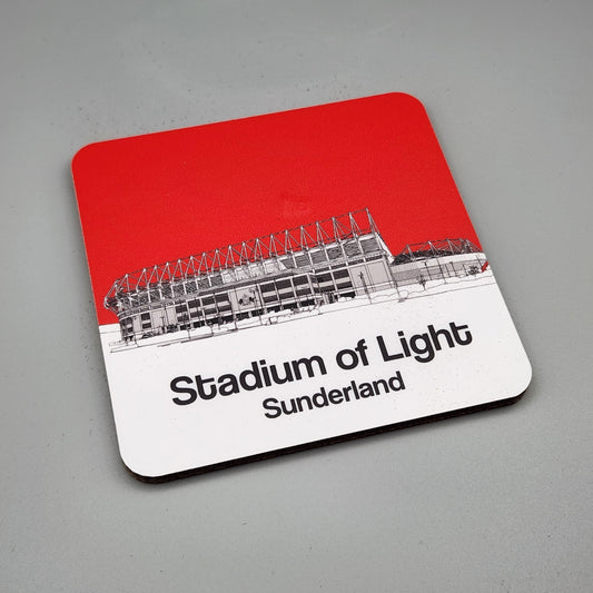 Sunderland FC coaster of the Stadium of Light