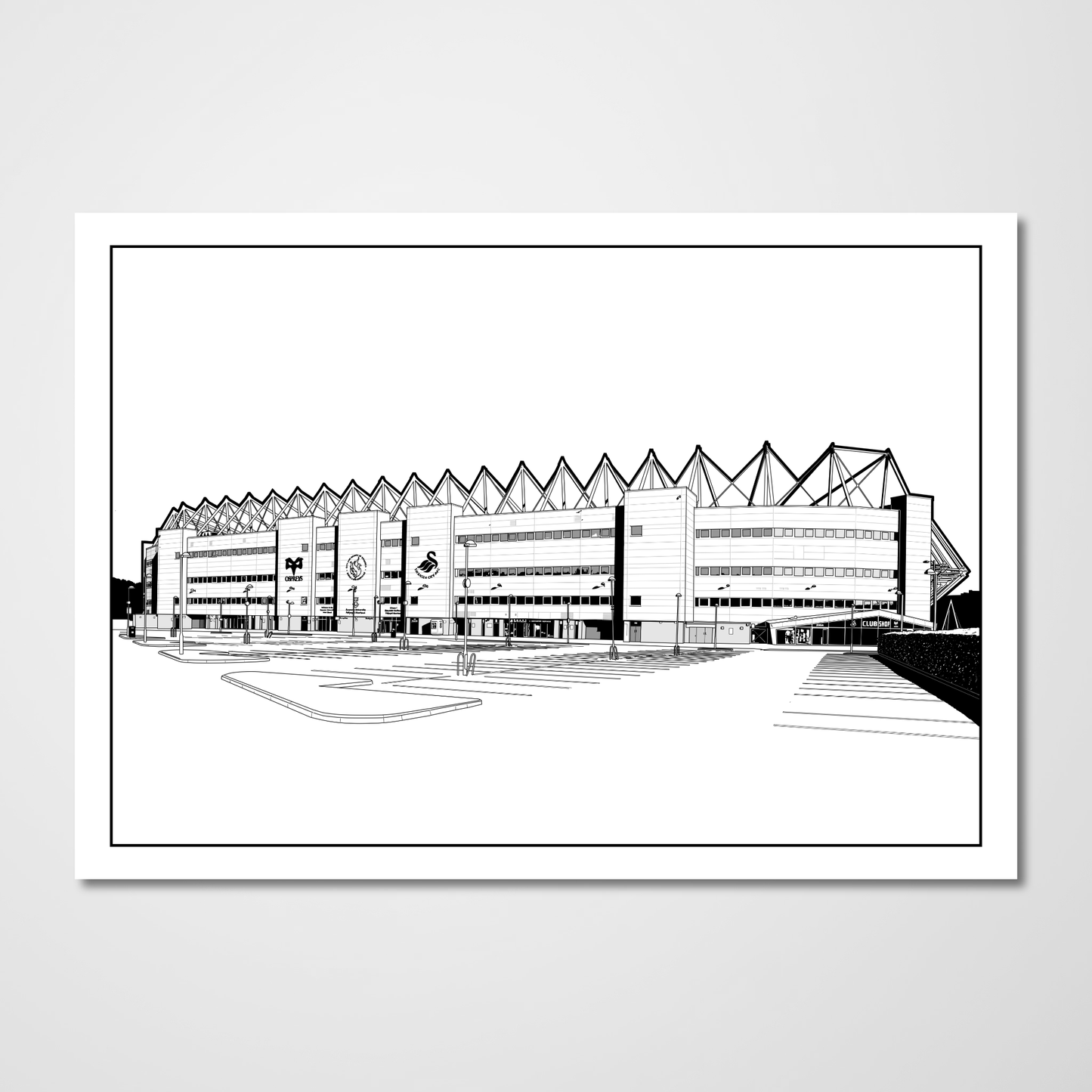 Swansea City Swansea.com Stadium Prints