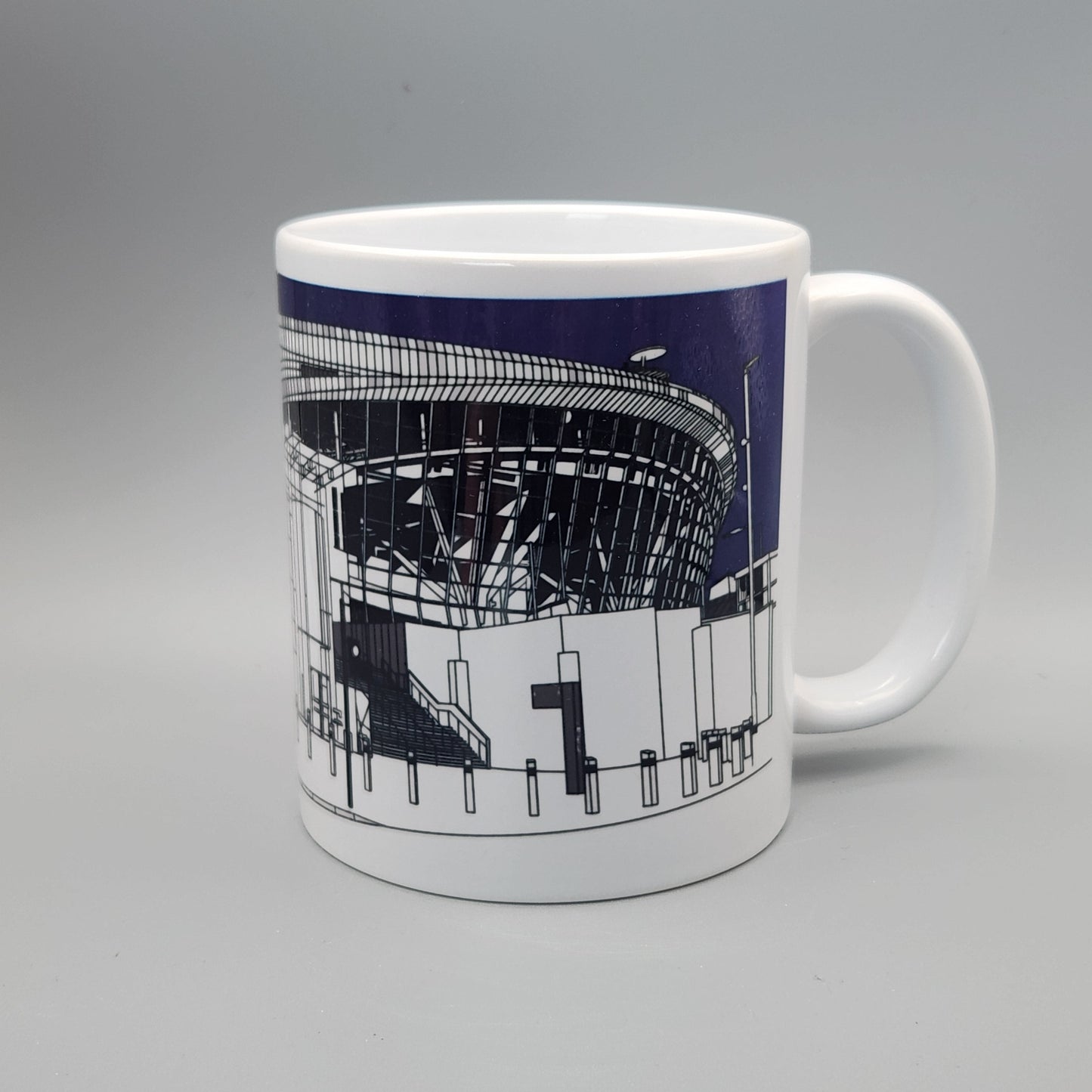 Tottenham Hotspur Stadium Illustrated Mug
