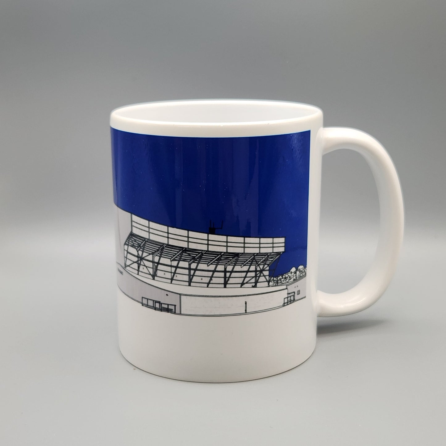 Tranmere Rovers mug of Prenton Park.