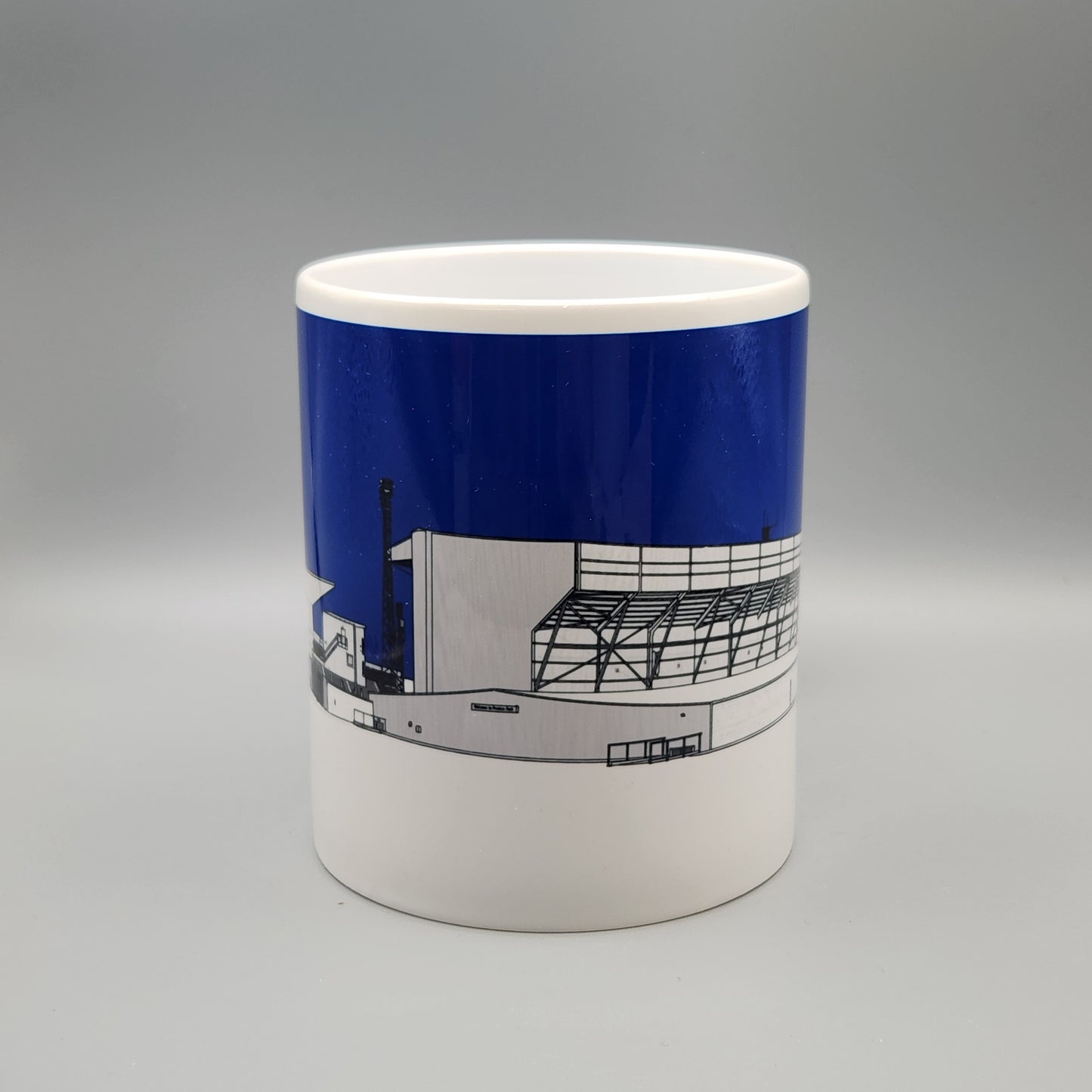 Tranmere Rovers mug of Prenton Park.