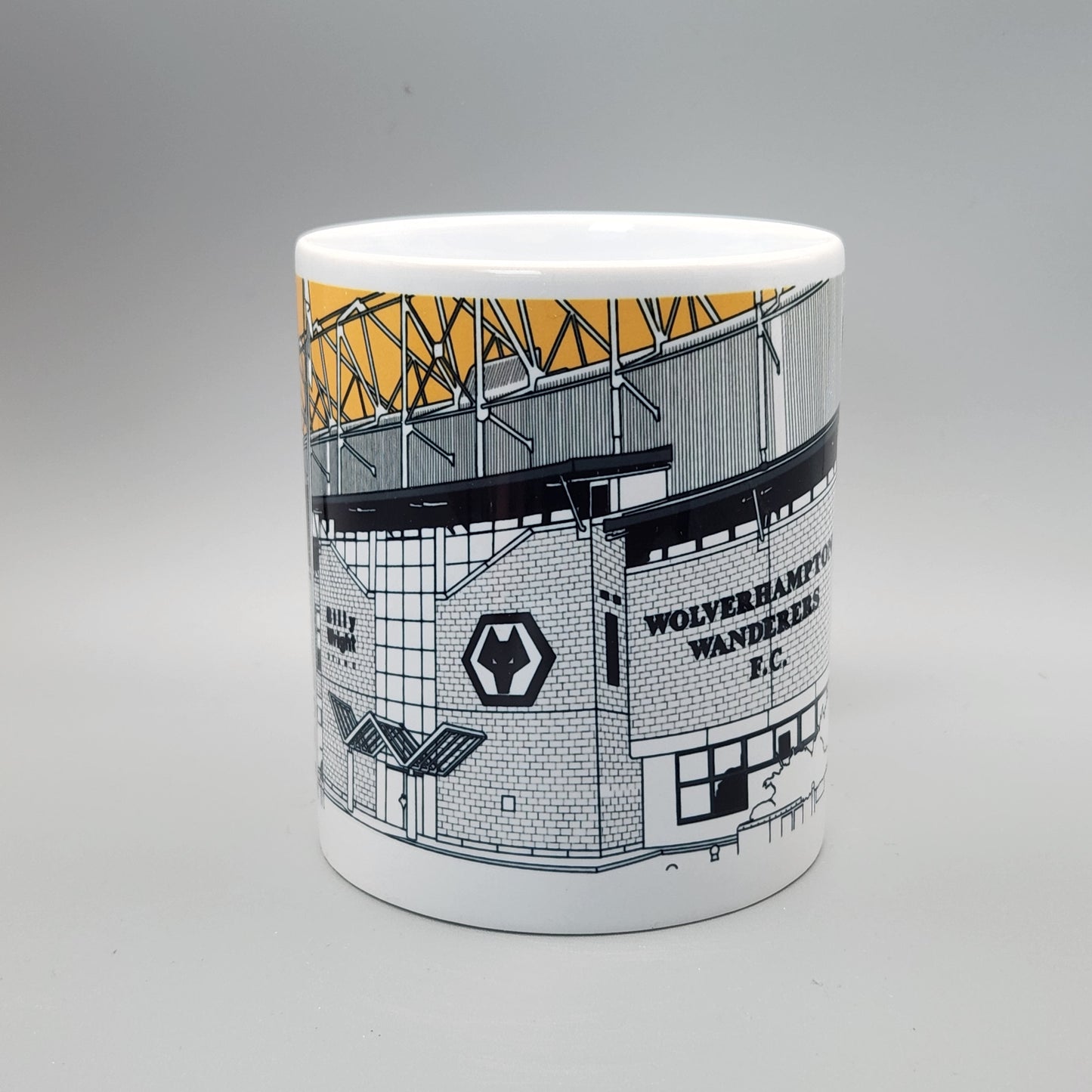 Wolverhampton Wanderers F.C Molineux Stadium Illustrated Mug,