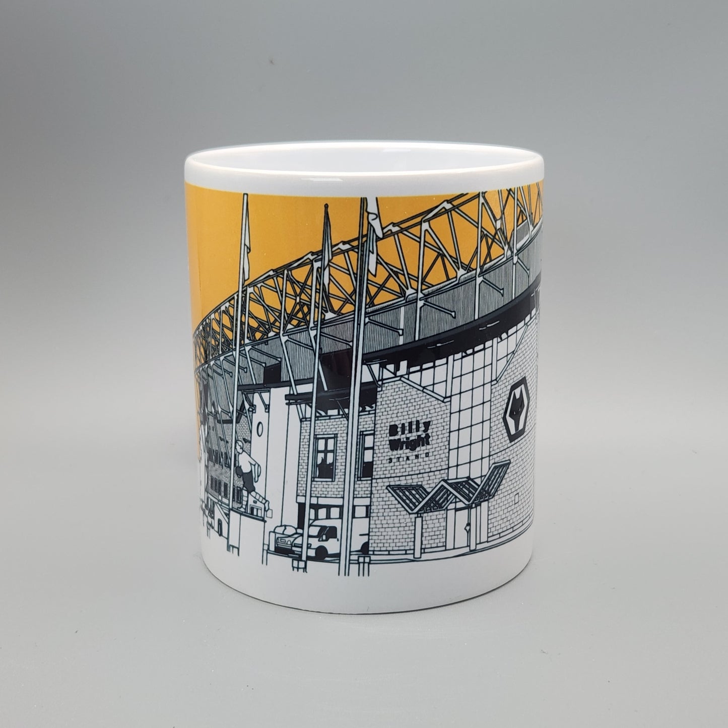 Wolverhampton Wanderers F.C Molineux Stadium Illustrated Mug,