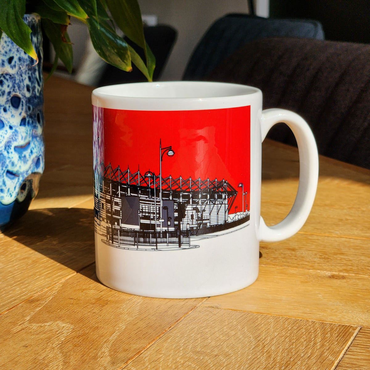 Middlesbrough FC, Riverside Stadium Illustrated Mug (end of line)