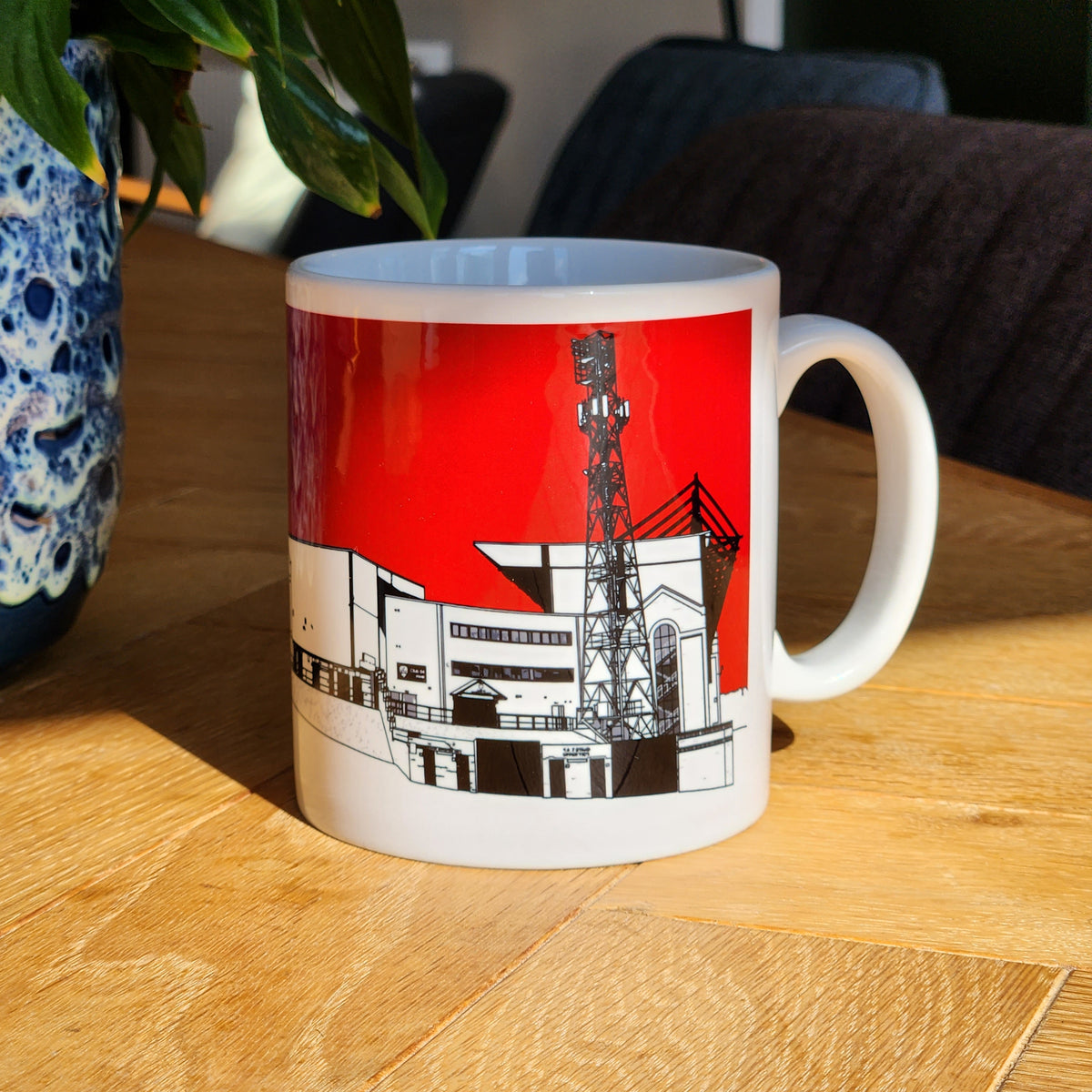 Barnsley FC Oakwell Stadium Illustrated Mug (end of line)