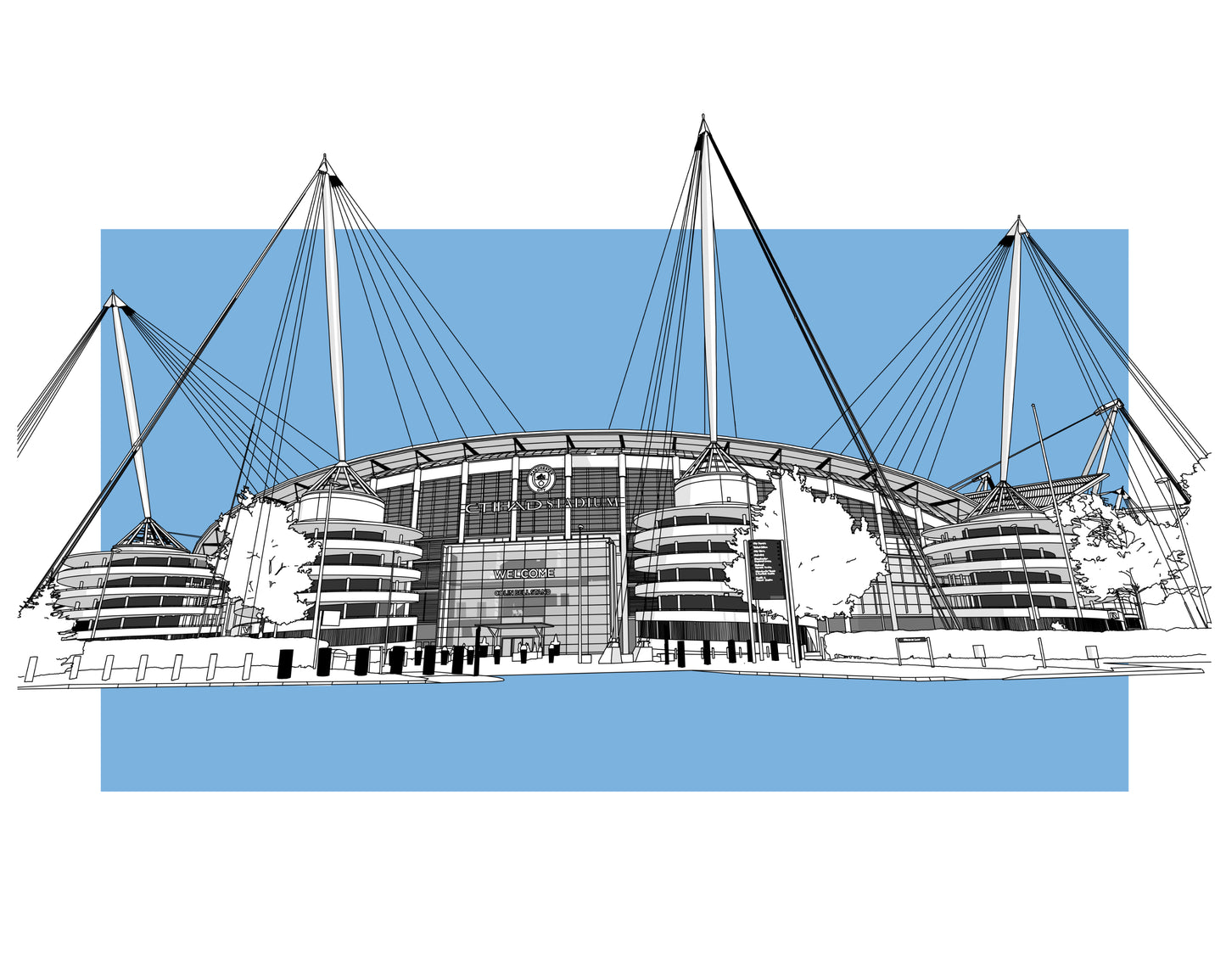 Manchester City, Etihad Stadium Posters