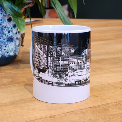 Newcastle United, St. James' Park Illustrated Mug