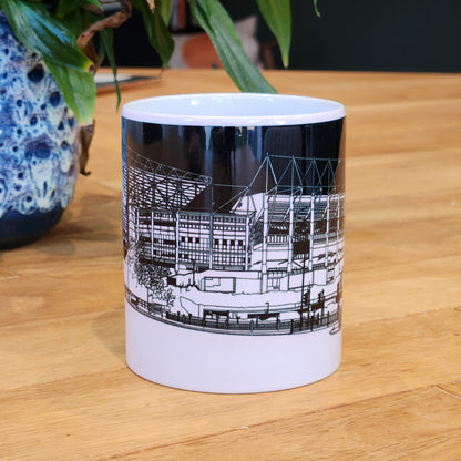 Newcastle United, St. James' Park Illustrated Mug