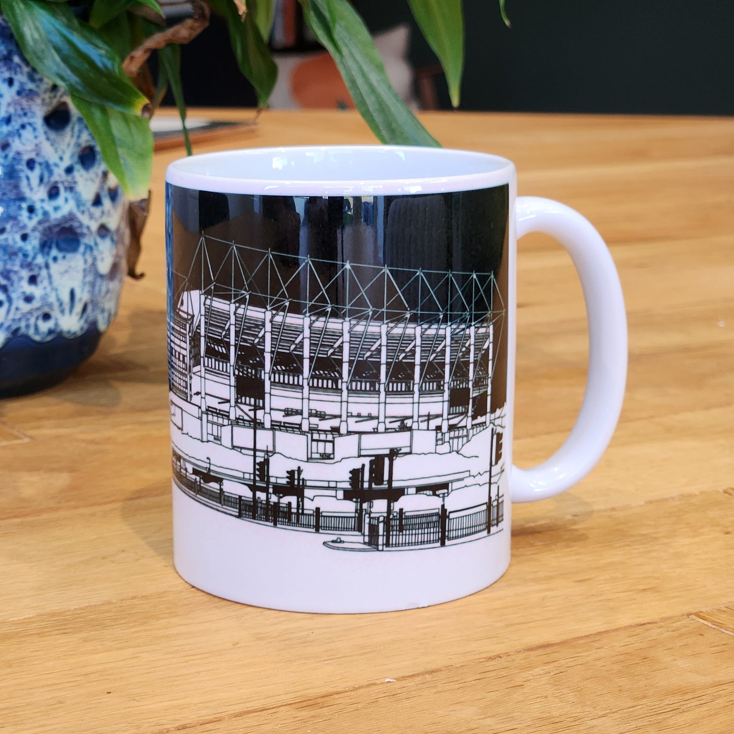 Newcastle United, St. James' Park Illustrated Mug