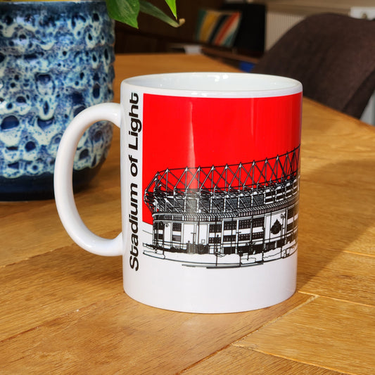 Sunderland AFC, Stadium of Light Illustrated Mug