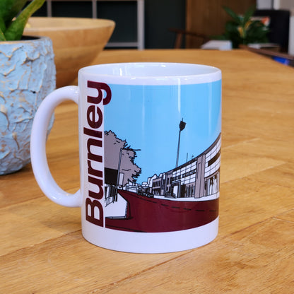 Burnley FC Turf Moor Illustrated Mug