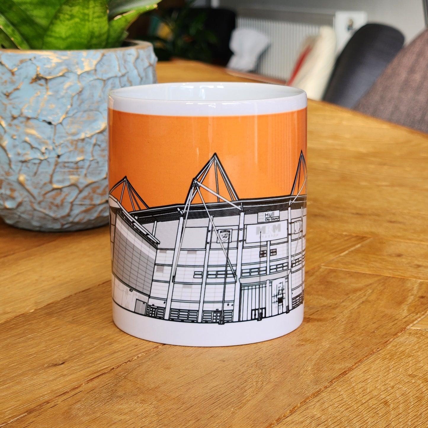 Hull City AFC MKM Stadium Illustrated Mug