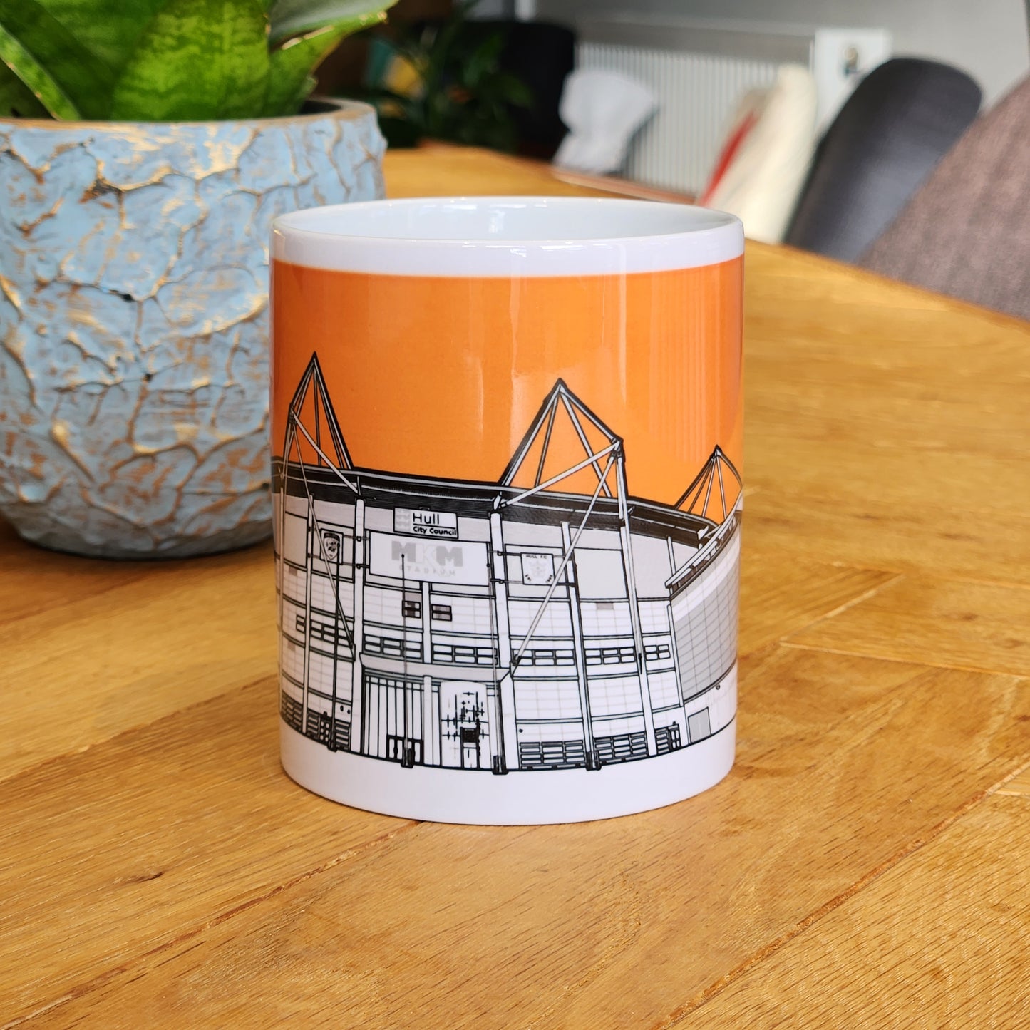 Hull City AFC MKM Stadium Illustrated Mug